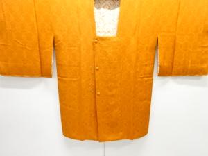 未使用品　編み目模様織出し道行コート